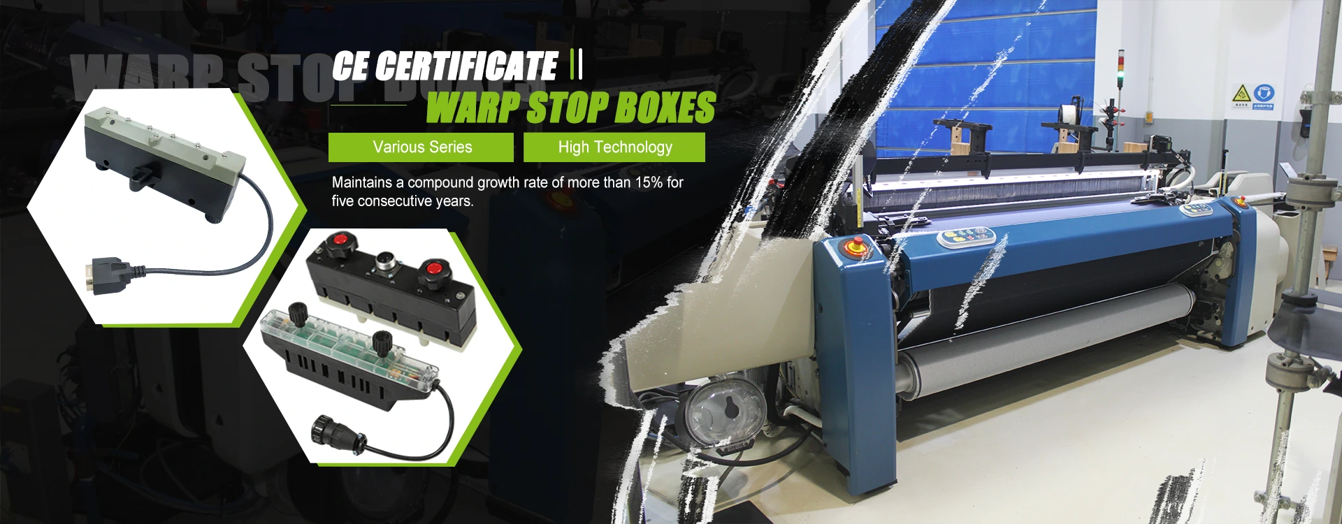 Pengeluar Warp Stop Bar Tahan Lama